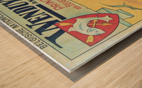 Wenduine aan der Zee vintage poster Wood print