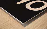 Obey Wood print
