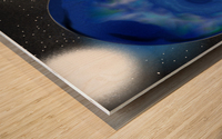 Blue Planet Wood print