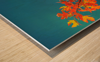 Maple Leaves Wood print