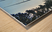 The Mountains are Calling Wood print