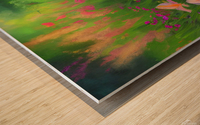 Flower garden Painting Wood print
