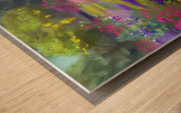 Flower garden Painting Wood print