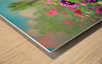 Flower garden Painting Wood print