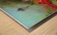 Flower garden Painting Wood print