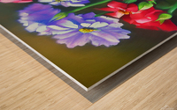 Flower garden Painting Wood print