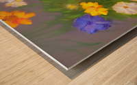 Flower garden Painting Wood print