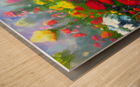 Flower garden Painting Wood print