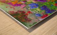 Flower garden Painting Wood print
