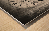 Please move faster, I want to grow up !!! Wood print