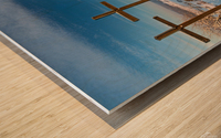 Summit Crosses in Winter Wood print