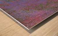Purple Abstract Wood print