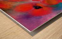 Vibrant Poppies 1 Wood print
