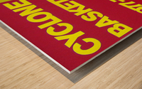 1978 Iowa State Basketball Poster Wood print