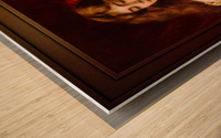 Portrait Of A Young Woman by Angelo Asti Remastered Xzendor7 Classical Fine Art Old Masters Reproductions Wood print