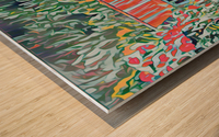 Lush Cabin Wood print