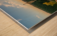 Rock Ledge Panorama Wood print