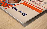 George Kalinksy Knicks Art Wood print
