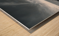 Vertical_Blue Wood print