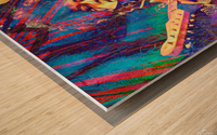 Jimi Hendrix Wood print
