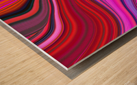 Multi Color Abstract Wood print