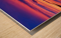 Sunrise At Comox Marina 2 Wood print
