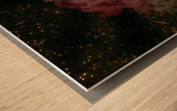 RGB Space Wood print