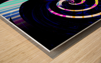 Spirals Wood print