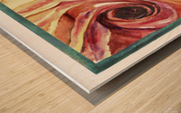 Deep Dive Rose Bloom Wood print