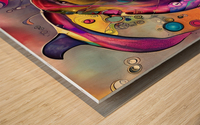 Magical Dolphins 2 Wood print