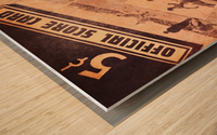 1939 San Diego Padres Score Card Art Wood print