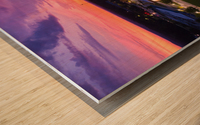 Columbia County Performing Arts Center Sunrise Ae Wood print