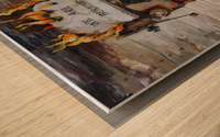 We are burning  Wood print