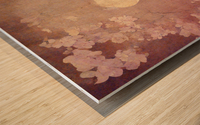 Sakura Moon - II Wood print