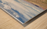 Desert Landscape Wood print