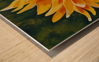 Sunday Sunflower Wood print