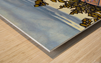Heron Island Wood print