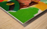 Aoife wishes you a Happy St. Patricks day Wood print
