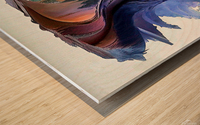 Someone is watching Wood print