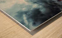 Storms Dance: A Memorable Infrared Moment on Brooms Island Maryland Wood print