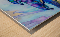 Magical Dancing Dolphins Wood print