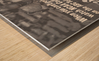 1966 ABC College Football Advertisement Print Wood print