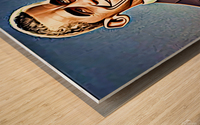 President44 Obama Wood print