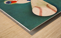 Otis Shepard Cubs Remix Art Wood print