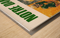 1978 Notre Dame Football Art Remix Wood print