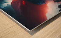 The storm is upon us 2 of 4 Wood print