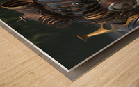 Steampunk Racecar 1-3 Wood print