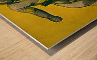 Running Back Tackled Wood print