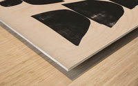 Minimal Plant Wood print