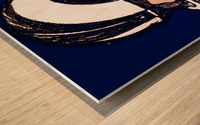 Vintage LA Rams Ticket Remix Art Wood print